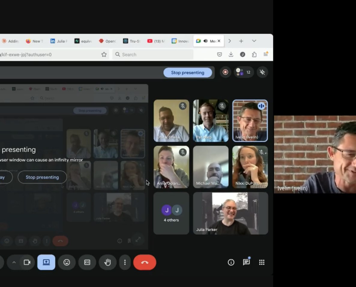 Live Show and Tell session — founders in the Ground Level program demonstrating products built with AI agents